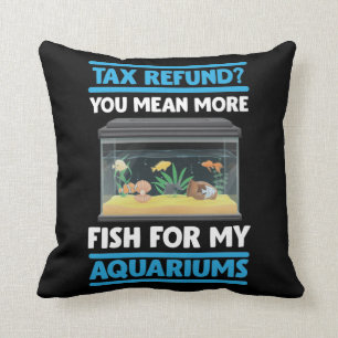 Funny Fishkeeper Accounting Aquarium Fisch Lover Kissen