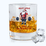 Funny Fitness Christmas Liftmas Barbell Santa Pun Whiskyglas<br><div class="desc">Fröhliche Liftmas und ein glücklicher neuer Rücken - dieses festliche, zum Thema Weihnachten erschienene Grußgeschenk für die Fitness ist eine lustige Weihnachtsgrüße und das ideale Geschenk für Trainer oder Gymnastikpartner in Ihrem Leben. Dieses Whisky Glas hat ein super starken und passenden Weihnachtsmann, der einen Barbell hochzieht, total geschluckt. Der Weihnachtsmann,...</div>