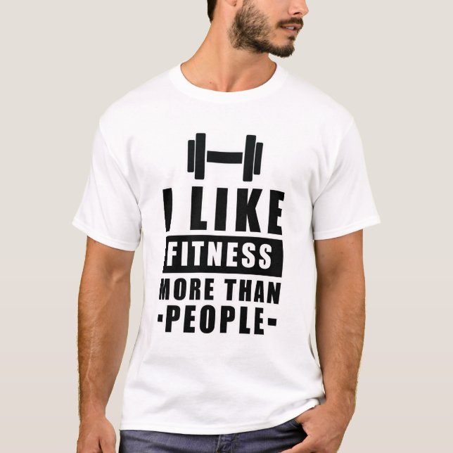 Funny Fitness / Gym Design T-Shirt (Vorderseite)