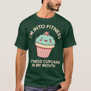 Funny Fitness Gym Workout Kawaii Cupcake Baker Bak T-Shirt