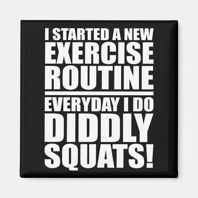 Funny Fitness Magnet (Vorne)