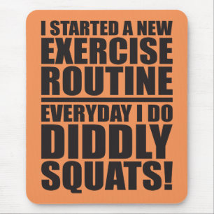Funny Fitness Mousepad