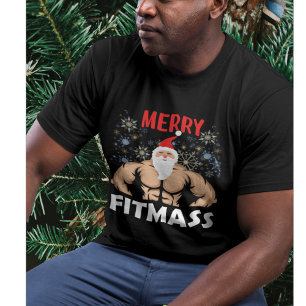 Funny Fitness Themed Weihnachts-Fitness-Trainer T-Shirt