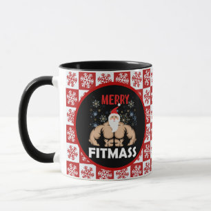 Funny Fitness Themed Weihnachts-Fitness-Trainer Tasse