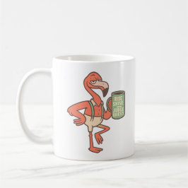 Funny Flamingo Coffee Zitat Kunst Kaffeetasse