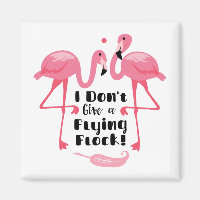 Funny Flamingo Spaß - ich gebe keinen Flieger