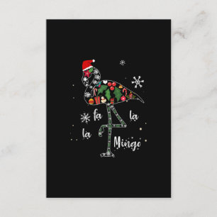Funny Flamingo Weihnachten Weihnachten Weihnachten Begleitkarte