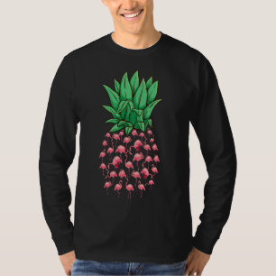 Funny Flamingos Ananas Tropisches Obst Lover Sumum T-Shirt