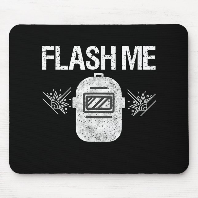 Funny Flash Me Geschenke | Schweißmasken Mousepad (Vorne)