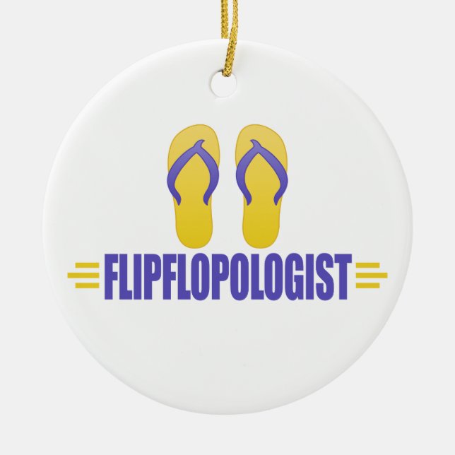 Funny Flip Flops Keramikornament (Vorne)