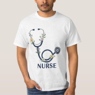 Funny floral Nurse Life Medical Spaß Hero Medical T-Shirt
