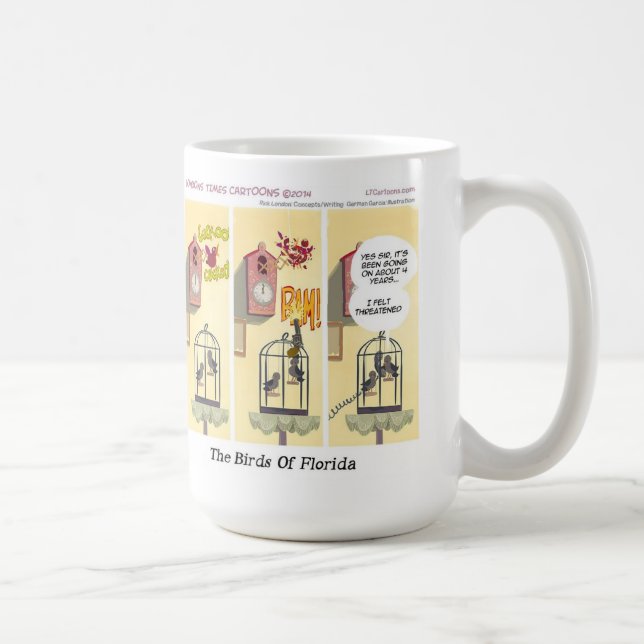 Funny Florida stehen Ihre Landvögel Kaffeetasse (Rechts)
