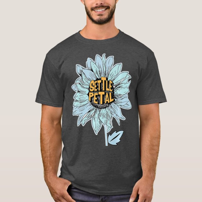 Funny Florist Shop Blume Pflanze Gardener Settle T-Shirt (Vorderseite)