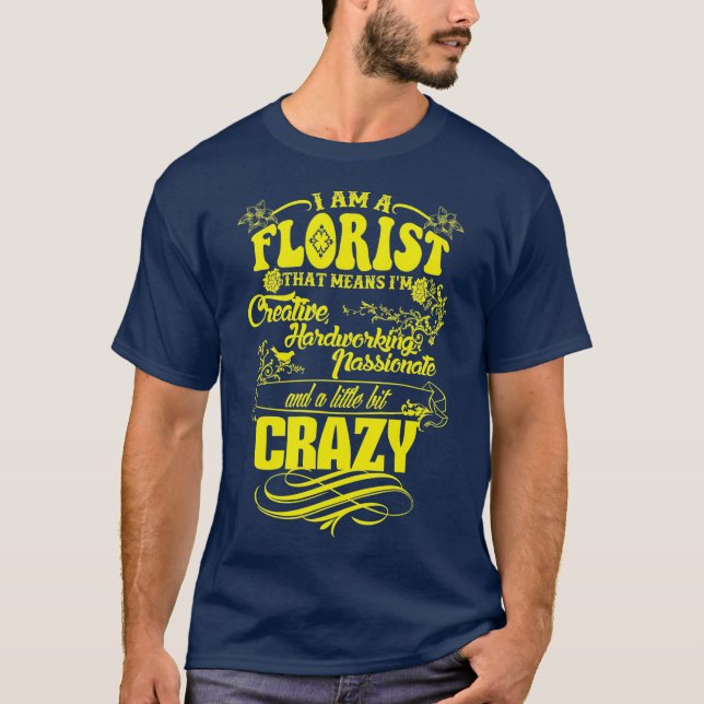 Funny Florist T-Shirt (Vorderseite)
