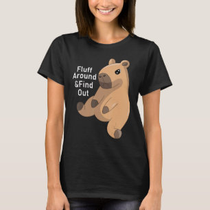 Funny Fluff Umgeben und entdecken Capybara Capy Ge T-Shirt