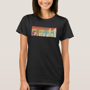 Funny Flute Player Evolution Flutist Retro Vintag T-Shirt