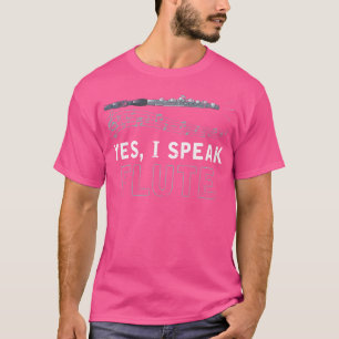 Funny Flute Player Geschenk Musikinstrument Flute T-Shirt
