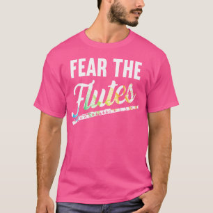 Funny Flute Player Shirt Angst vor dem Flöten Gesc