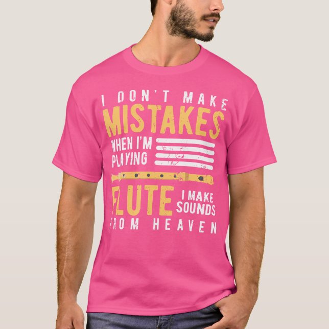 Funny Flute Shirt Flute Geschenk (Vorderseite)