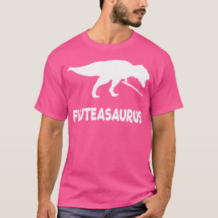 Funny Fluteasaurus Flute Dinosaurier (Shirt Flute) T-Shirt