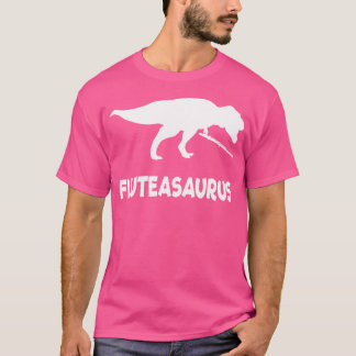 Funny Fluteasaurus Flute Dinosaurier (Shirt Flute) T-Shirt