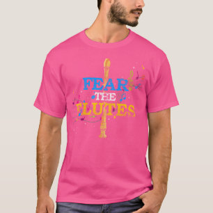 Funny Flutist Gift Musiknotens Orchester Musik Flu T-Shirt