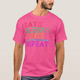 Funny Flutist Musician Music Lover Geschenk Idee T-Shirt