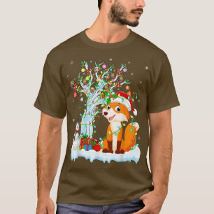 Funny Fo Xmas Tree Lighting Weihnachtsmannmütze fü T-Shirt