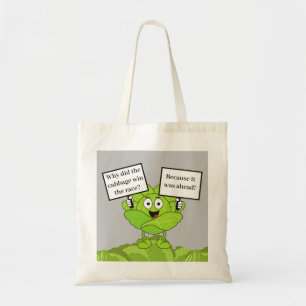 Funny Food Cabbage Joke Tote Bag Tragetasche