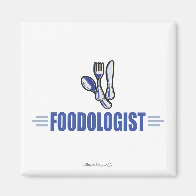 Funny Food, Ernährung Magnet (Vorne)