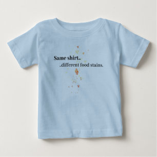 Funny food färbt Kinder Shirt, chaotische Esser Baby T-shirt