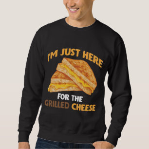 Funny Food Lover Feinschmecker Grillkäse Sandwich Sweatshirt