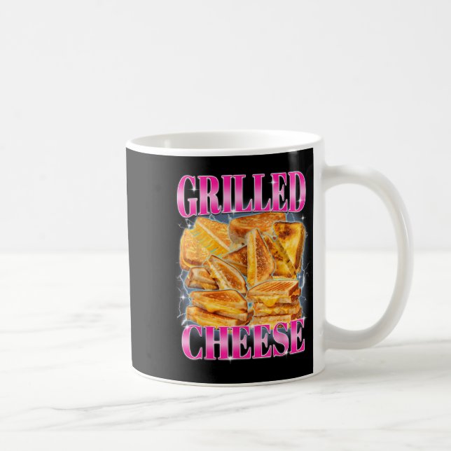 Funny Food Meme Grilled Cheese Sandwiches Food Lov Kaffeetasse (Rechts)