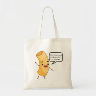 Funny Food Pasta Joke Tote Bag Tragetasche