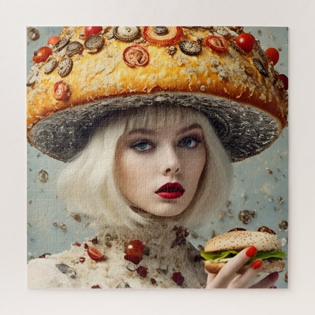 Funny Food Person Puzzle (Vertikal)