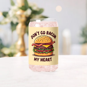Funny Food Pub Bacon Lover Cheeseburger Design Dosenglas