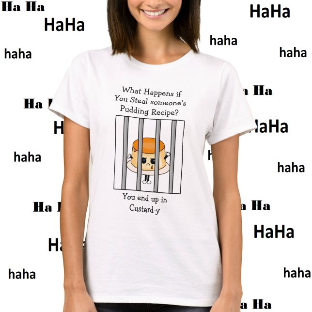 Funny Food Puff | Custard Joke T-Shirt (Von Creator hochgeladen)