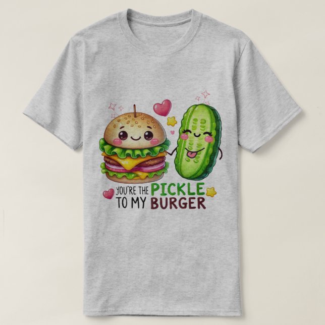 Funny Food Pun Valentines T - Shirt - "Du bist der (Design vorne)