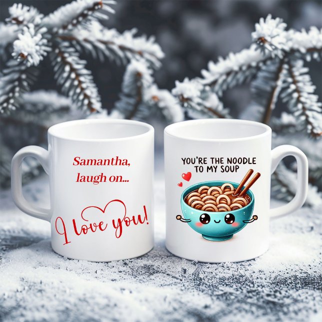 Funny Food Valentine Mug Personalized Gift Idea Kaffeetasse (Funny Food Valentine Mug Personalized Gift Idea)