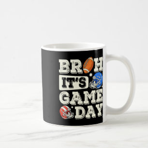 Funny Football Boy Teens Bruh its Game Day America Kaffeetasse