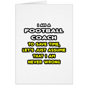 Funny Football Coach T - Shirt und Geschenke