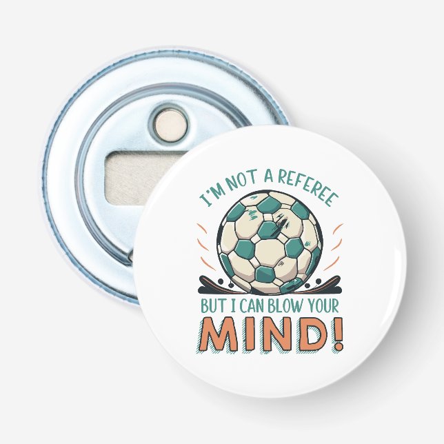 Funny Football Design Flaschenöffner (Vorderseite)