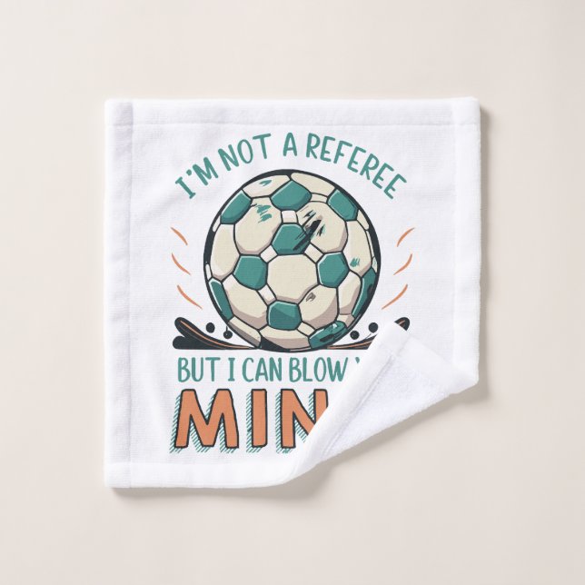 Funny Football Design Waschlappen (Waschlappen)