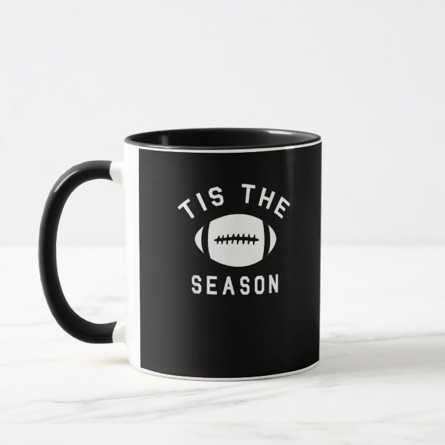 Funny Football Die Jahreszeit Tasse (Links)