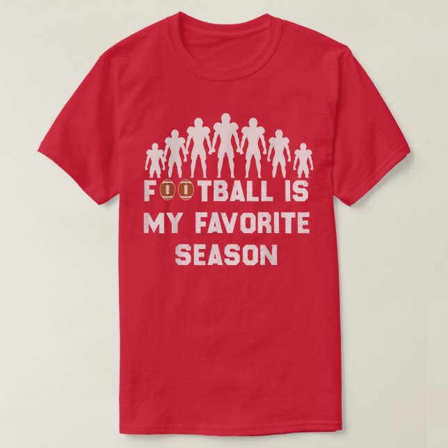 Funny Football ist mein Lieblingsjahreszitat T-Shirt (Design vorne)