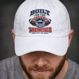 Funny Football Lineman - Built For The Trenches Truckerkappe