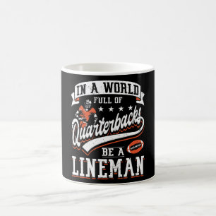 Funny Football Lineman Kaffeetasse