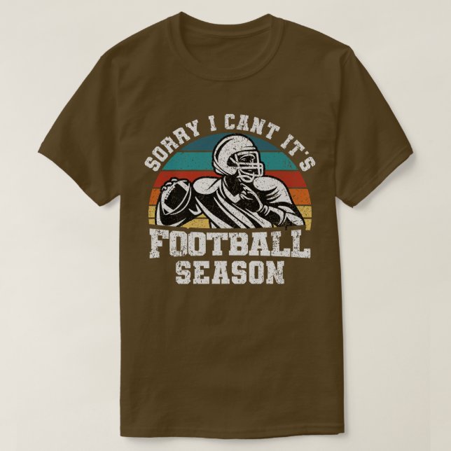 Funny Football Lover Sorry, dass ich sein Fußball  T-Shirt (Design vorne)
