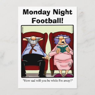 Funny Football Night Party Einladungen