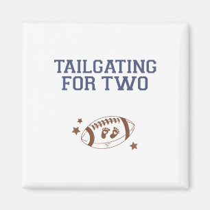 Funny Football Pregnancy Ankündigung Fall durch Magnet